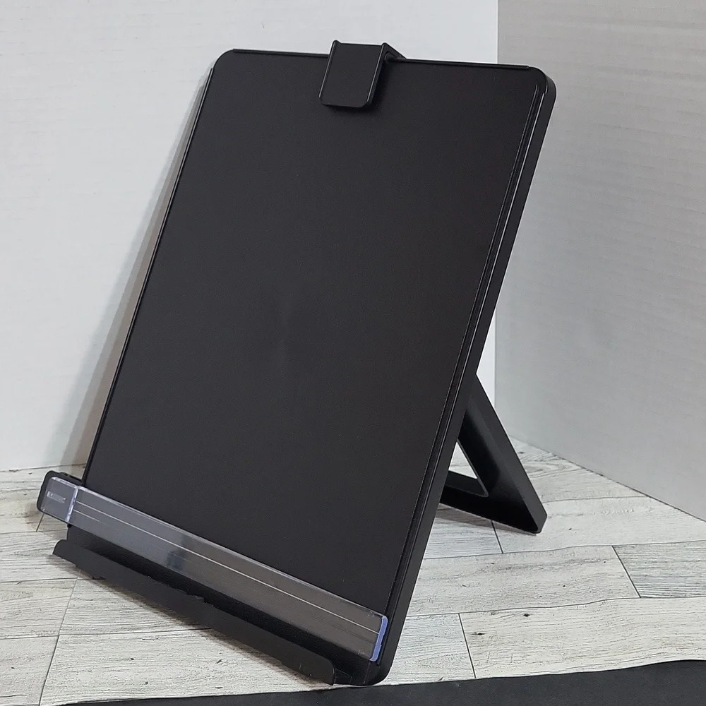 Fellowes Non Magnetic Copyholder Black Plastic 11.3" x 10.1" Paper holder Sturdy